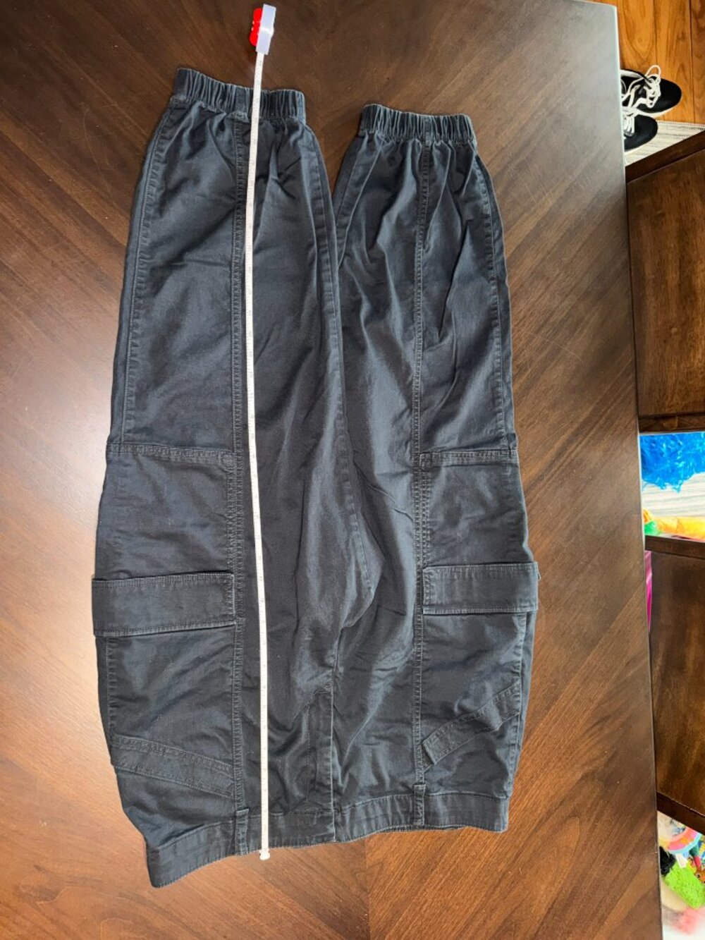 Gap Black Cargo High Waisted Jogger Pants size XL - Picture 6 of 13